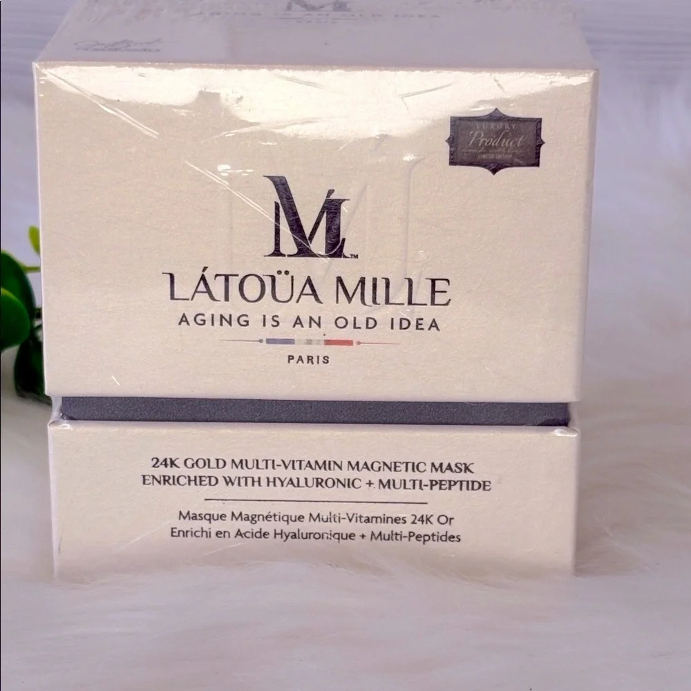 Latoua Mille 24k Gold‎ Multi Vitamin Magnetic Mask W/ Hyaluronic Multi Peptide